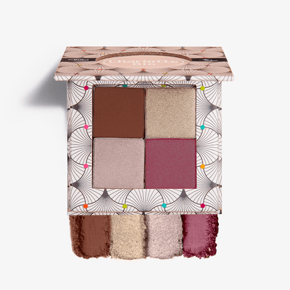 Organic 4-Color Eyeshadow Palette - Nude Rose