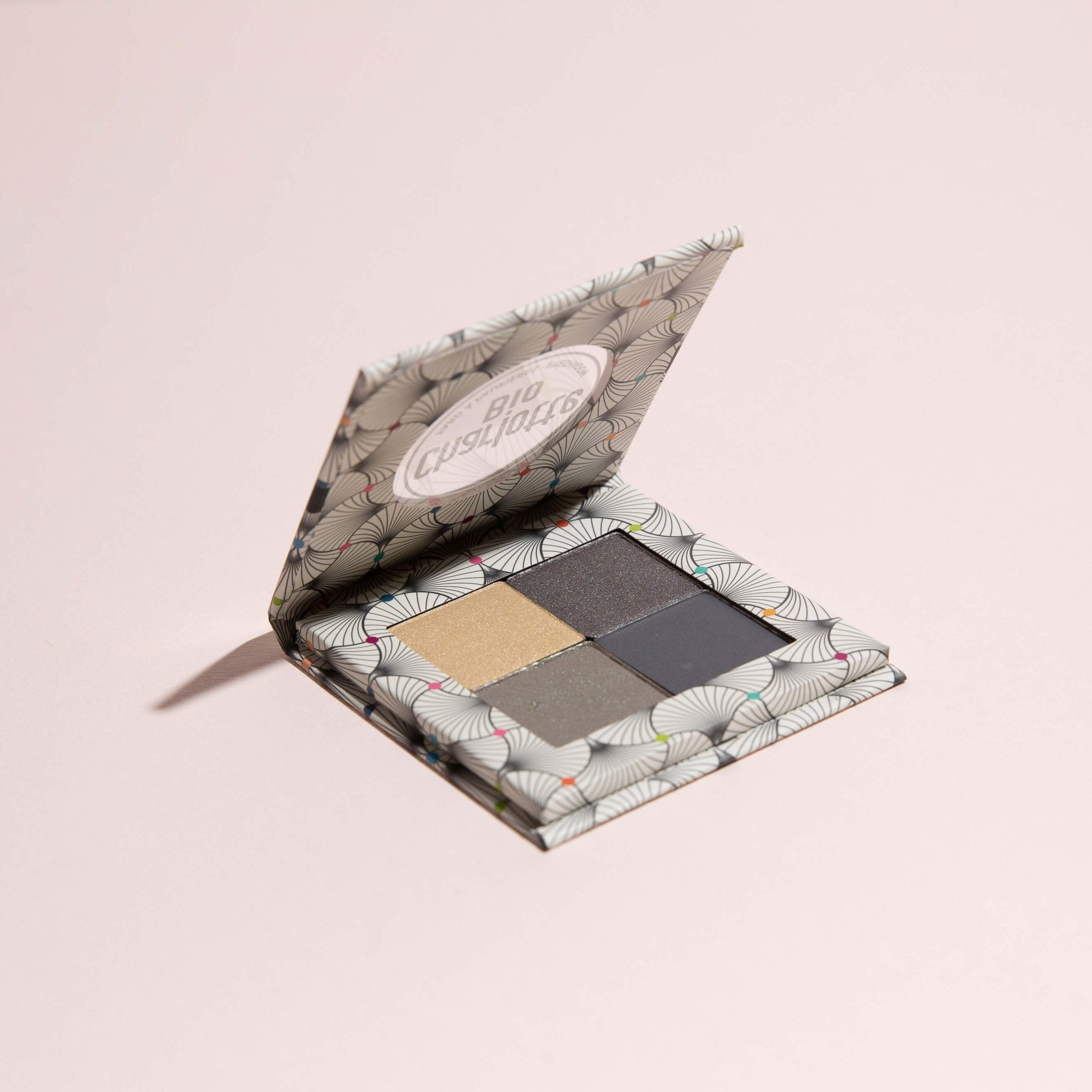 Palette de 4 fards à paupières BIO - Silver Smokey