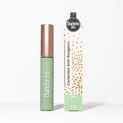 Organic anti-redness green concealer