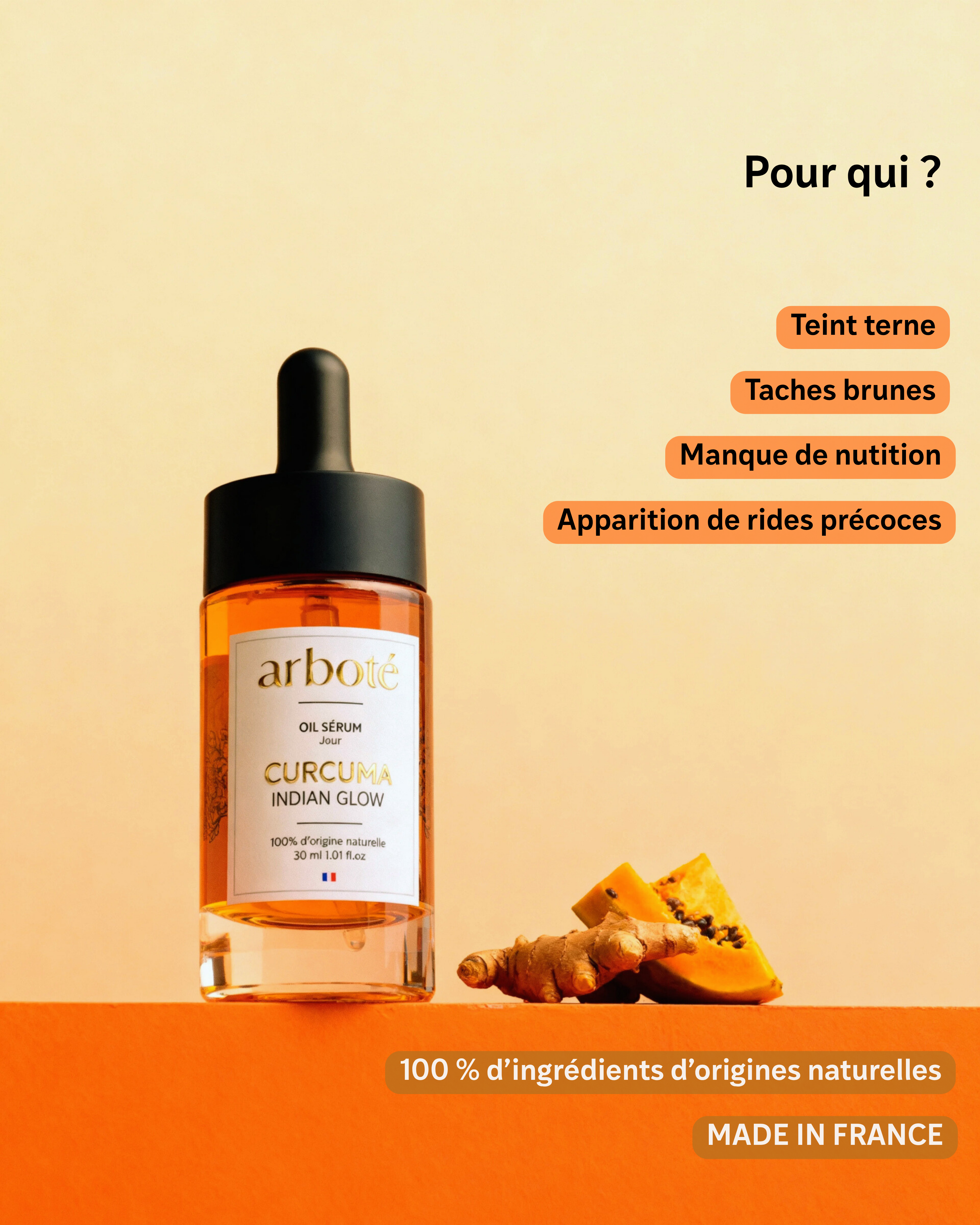 Turmeric Day Serum Oil - Indian Glow