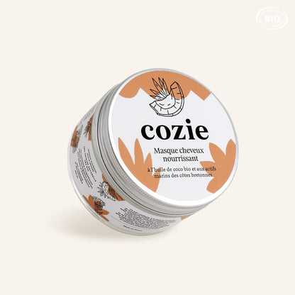 Nourishing hair mask with organic coconut oil and Breton marine active ingredient