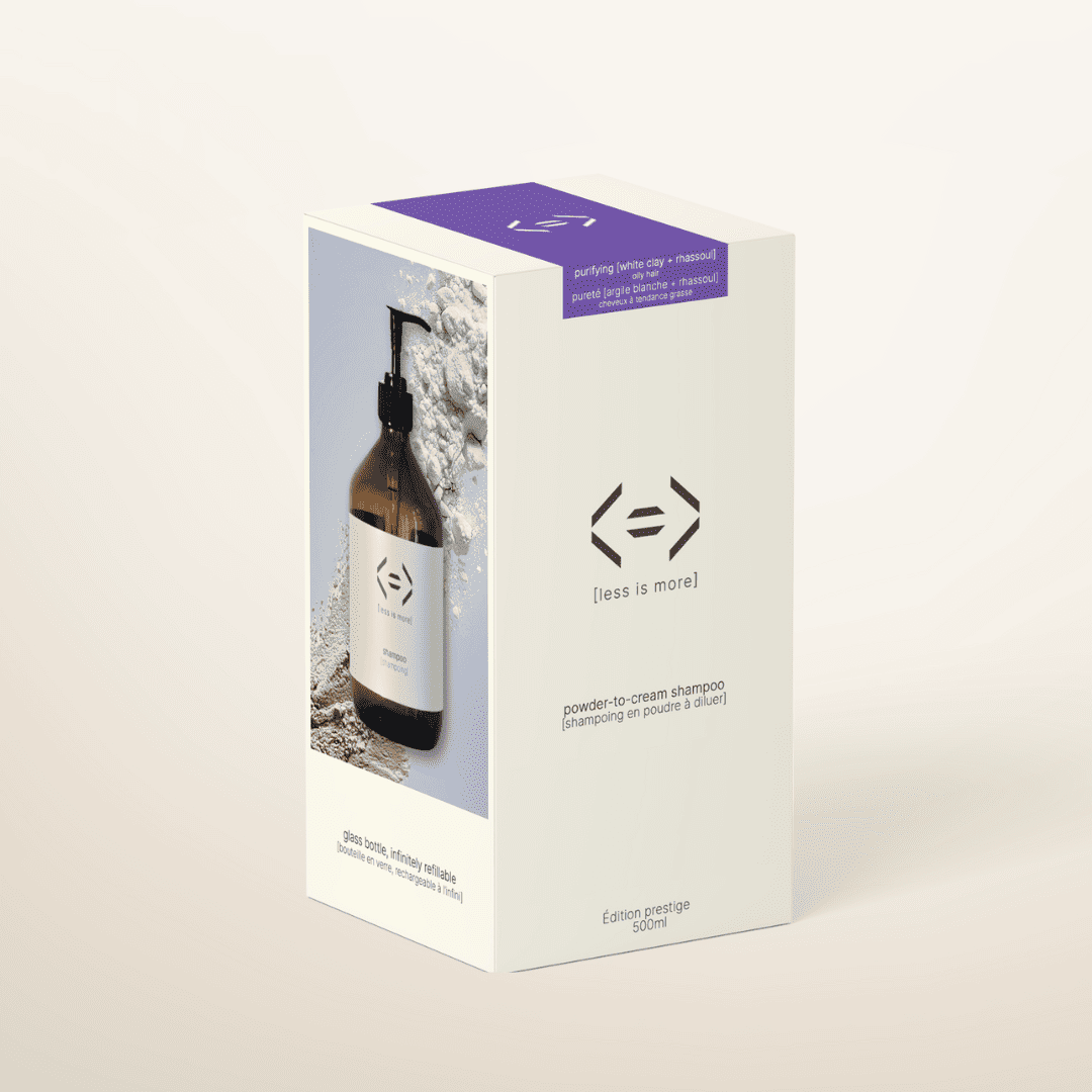 Prestige set - purity shampoo 500 ml [white clay + ghassoul]