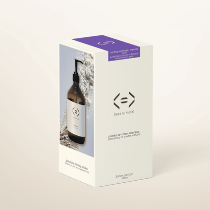 Prestige set - purity shampoo 500 ml [white clay + ghassoul]