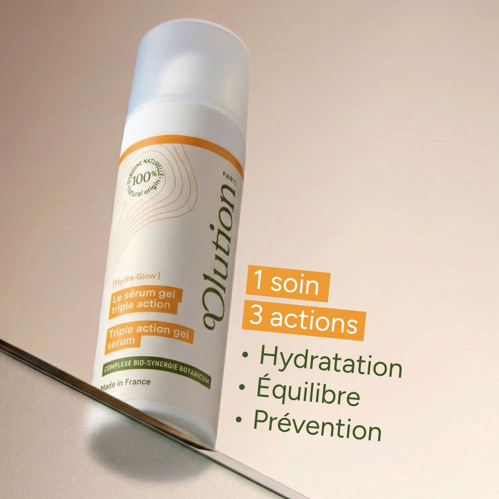 The triple-action gel serum