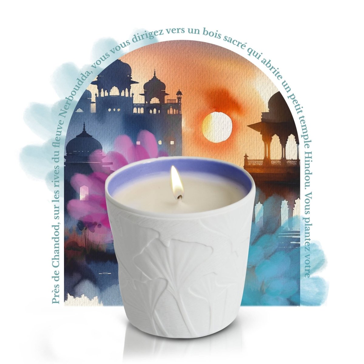 Sacred Sandalwood Scented Candle