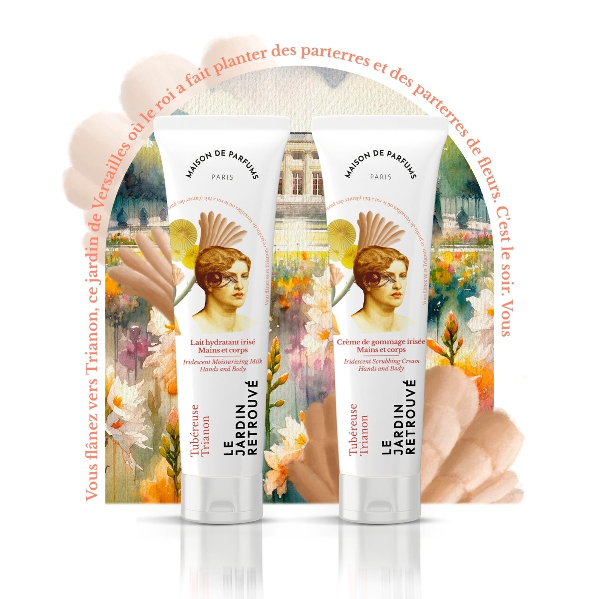 Tuberose Trianon Scrub and Milk Duo